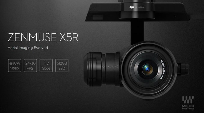 Zenmuse X5 i X5R - nowe kamery 4K od DJI