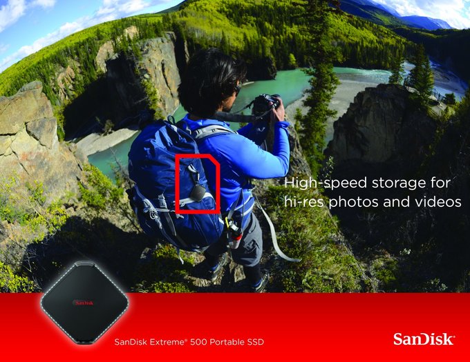 Przenony dysk SSD SanDisk Extreme 500