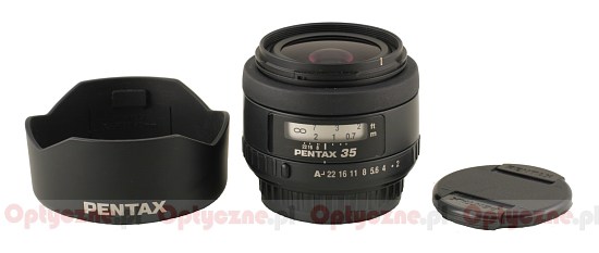 Pentax smc FA 35 mm f/2 AL - Budowa i jako wykonania