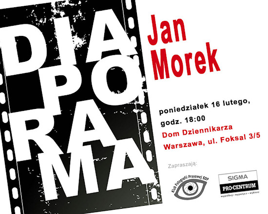 Jan Morek w Klubie Fotografii Prasowej SDP