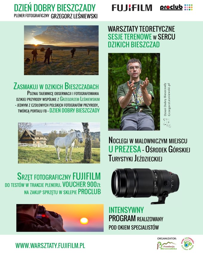 Dzie dobry Bieszczady - w kwietniu plener fotograficzny