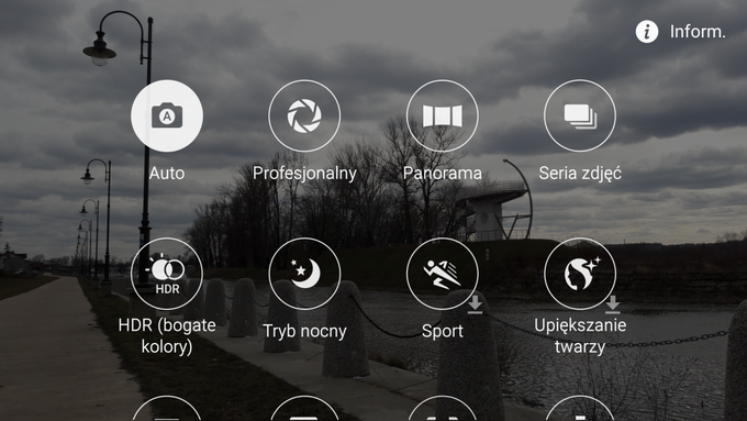 Samsung Galaxy A5 - aparat fotograficzny zawsze pod rk - Tryby fotograficzne