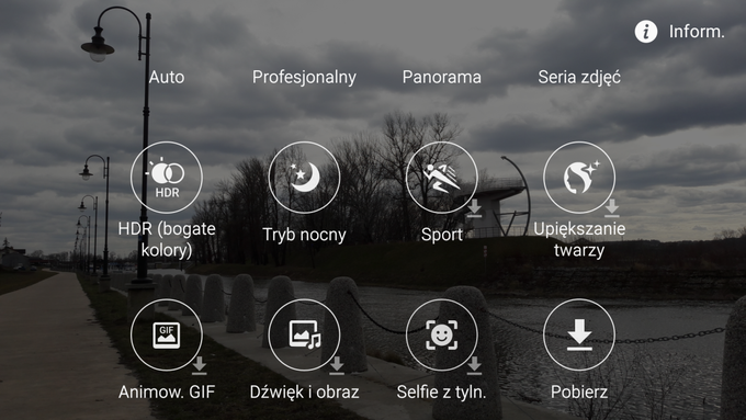 Samsung Galaxy A5 - aparat fotograficzny zawsze pod rk - Tryby fotograficzne