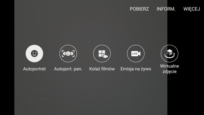 Samsung GALAXY S7 - bezkompromisowy smartfon fotograficzny - Tryby fotografowania i filmowania