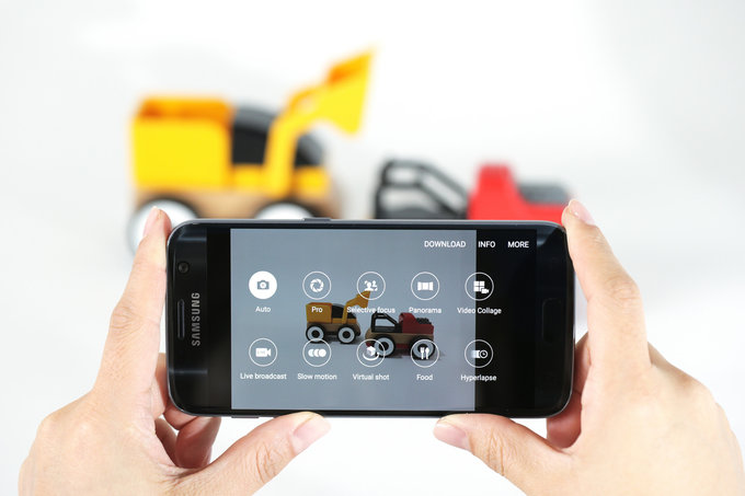 Samsung GALAXY S7 - bezkompromisowy smartfon fotograficzny - Tryby fotografowania i filmowania