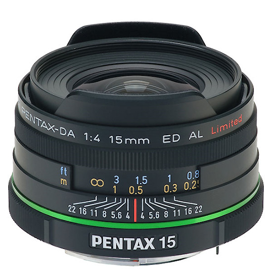  Pentax DA 15 mm f/4 ED AL Limited