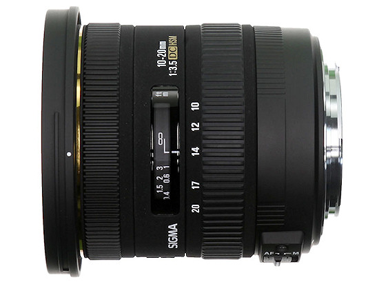 Sigma 10-20 mm f/3.5 EX DC HSM