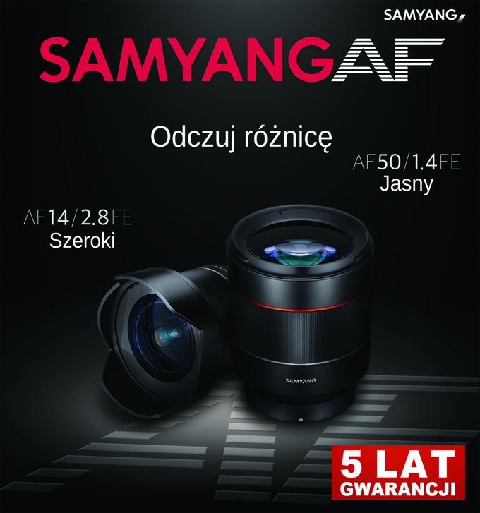Samyang 50 mm f/1.4 z autofocusem - znamy polsk cen