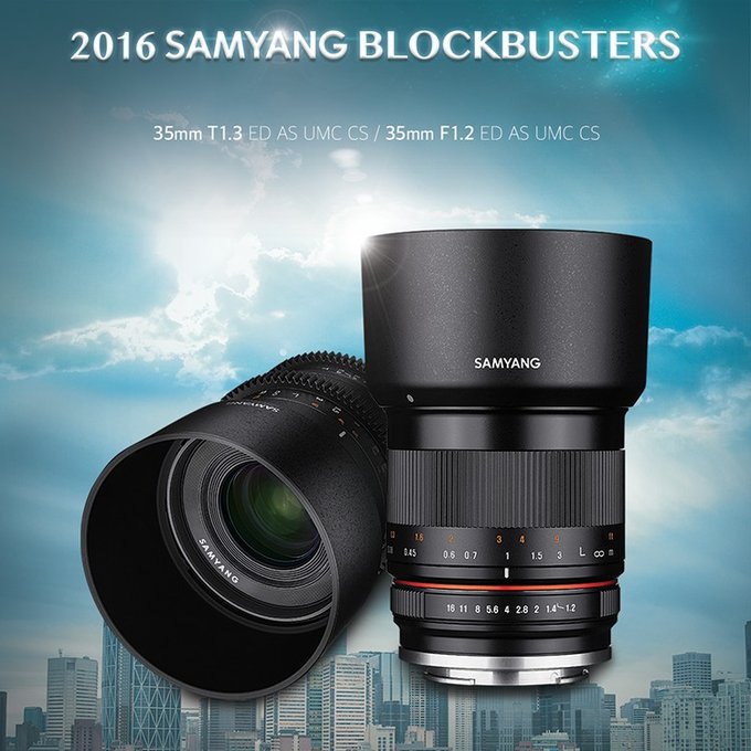 Samyang 35 mm f/1.2 ED AS UMC CS w wersji fotograficznej i wideo
