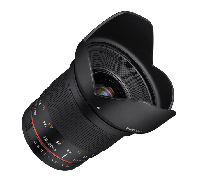 Samyang 20 mm f/1.8 ED AS UMC oraz 20 mm T1.9 ED AS UMC