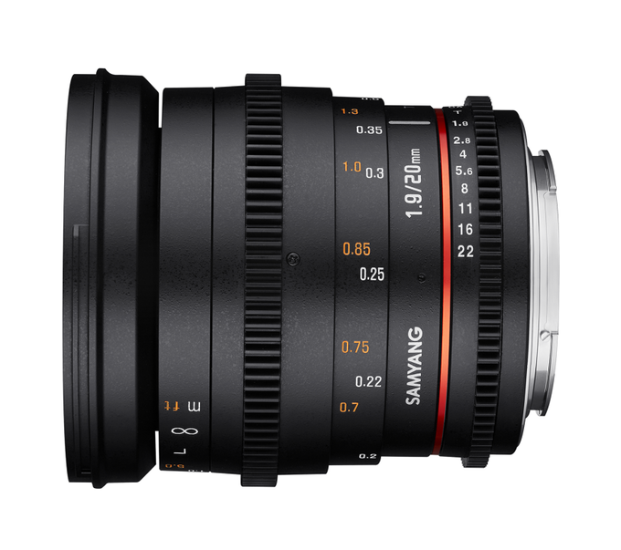 Samyang 20 mm f/1.8 ED AS UMC oraz 20 mm T1.9 ED AS UMC