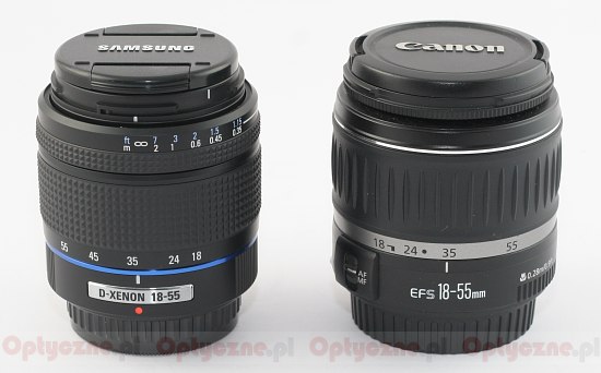 Schneider-Kreuznach D-XENON 18-55 mm f/3.5-5.6 - Budowa i jakość wykonania Schneider-Kreuznach D-XENON 18-55 mm f/3.5-5.6 - Budowa i jakość wykonania
