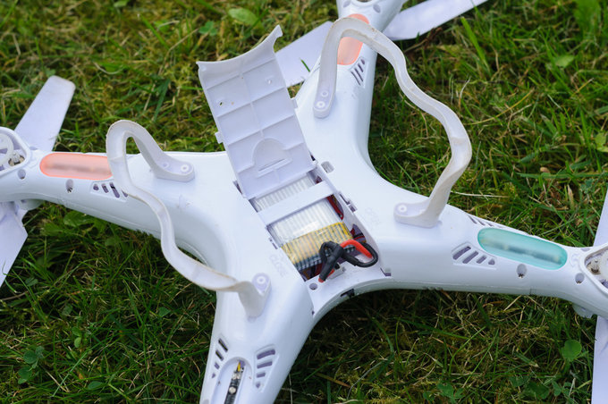 Budetowe drony - pierwsze dowiadczenia - Syma X5