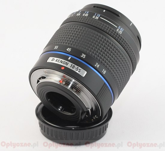 Schneider-Kreuznach D-XENON 18-55 mm f/3.5-5.6 - Budowa i jakość wykonania Schneider-Kreuznach D-XENON 18-55 mm f/3.5-5.6 - Budowa i jakość wykonania