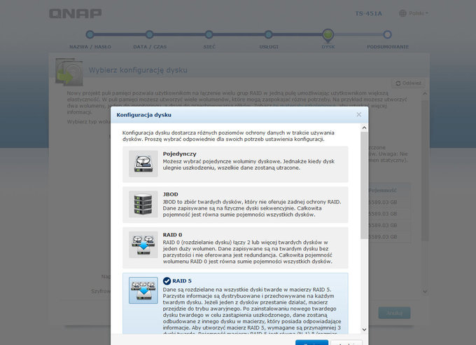 QNAP TS-451A - domowy serwer NAS dla fotografa - Pierwsze kroki