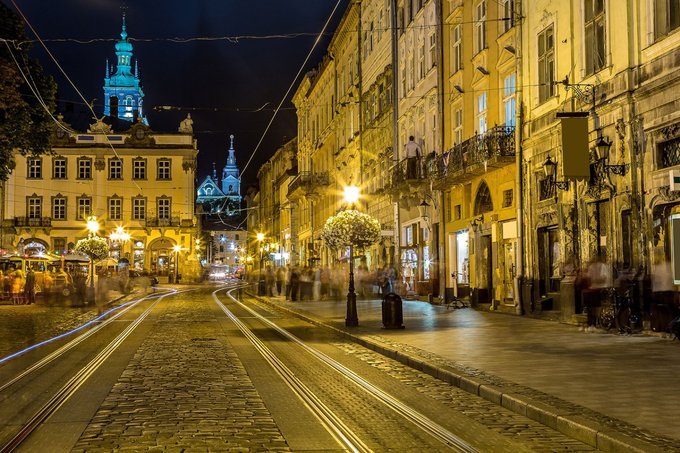 Grudniowy plener fotograficzny we Lwowie