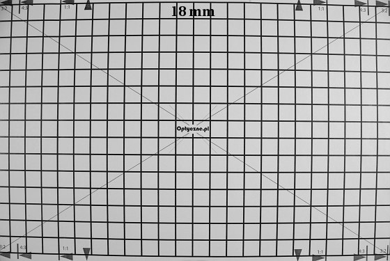 Schneider-Kreuznach D-XENON 18-55 mm f/3.5-5.6 - Dystorsja