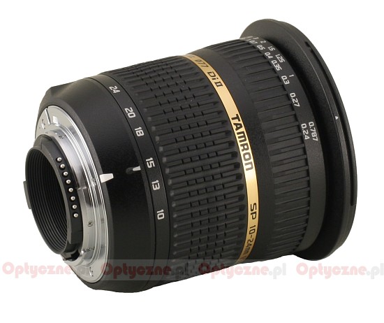 Tamron SP AF 10-24 mm f/3.5-4.5 Di II LD Aspherical (IF) - Budowa i jako�� wykonania