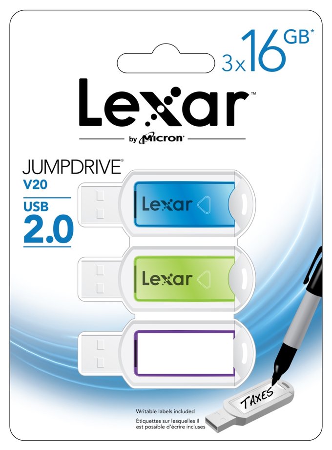 Poszukujecie pamici USB? Lexar ma ciekaw propozycj - Lexar JumpDrive C20 i V20