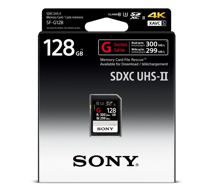 Sony - nowe karty pamici SD z serii SF-G
