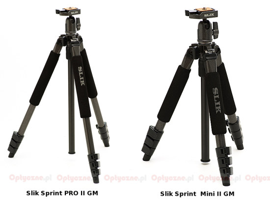 Slik Sprint  Mini II GM i PRO II GM - nowe statywy