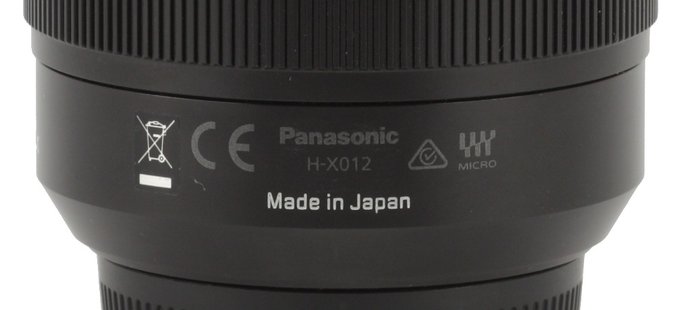 Panasonic Leica DG Summilux 12 mm f/1.4 ASPH - Budowa i jako wykonania