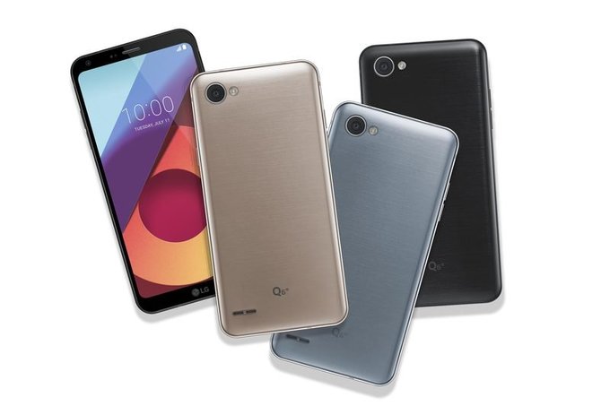 LG Q6, Q6+ i Q6α - smartfony z aparatem 13 Mpix