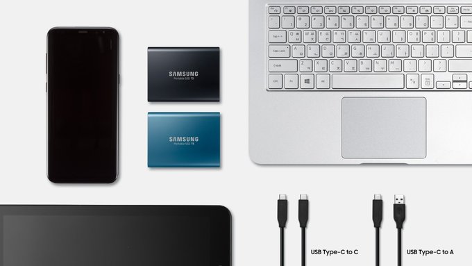 Samsung Portable SSD T5 - nowy dysk przenony ze zczem USB 3.1