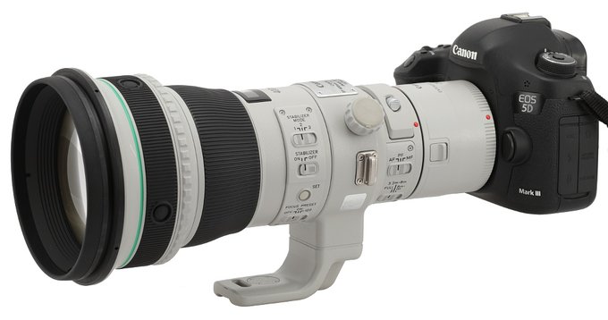 Canon EF 400 mm f/4 DO IS II USM - Wstp