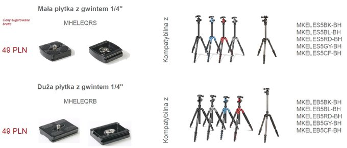 Manfrotto Element - nowa kolekcja statyww i monopodw