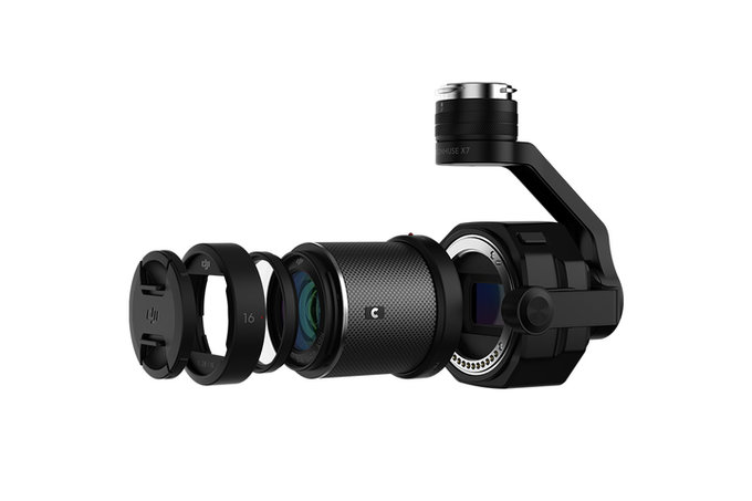 DJI Zenmuse X7 z matryc Super 35 mm