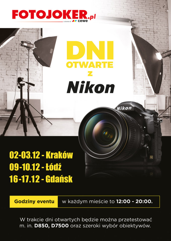 Dni otwarte z Nikonem w salonach Fotojoker