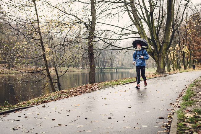 Parasol Nubrella - ochrona przeciwdeszczowa dla aktywnych