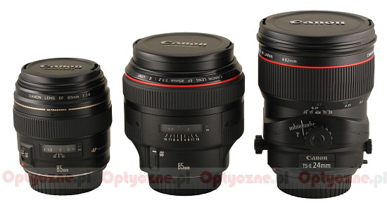 Canon EF 85 mm f/1.2L II USM - Budowa i jakość wykonania