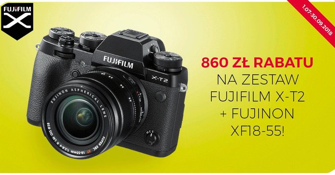 Promocje rabatowe na aparaty Fujifilm X