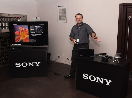 Sony TX1 i WX1 - konferencja prasowa - Sony TX1 i WX1 - konferencja prasowa, Warszawa 06.08.2009