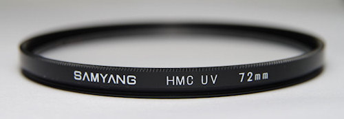 Test filtrw UV - uzupenienie - Samyang HMC UV 72 mm