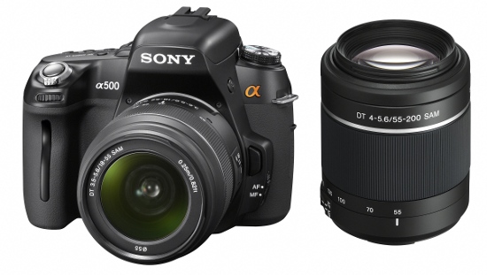Sony Alpha A500 i A550 - ju oficjalnie