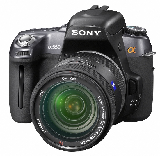 Sony Alpha A500 i A550 - ju oficjalnie