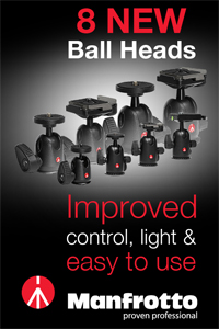 Nowe gowice i statyw od Manfrotto