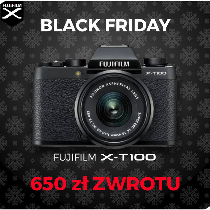 Black Friday w Fujifilm - cashback i rabaty na obiektywy