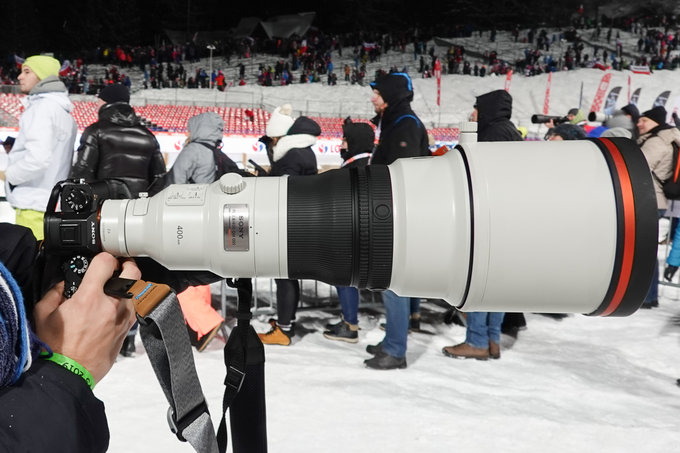 Sony FE 400 mm f/2.8 GM OSS podczas P w skokach narciarskich - Sony FE 400 mm f/2.8 GM OSS podczas P w skokach narciarskich