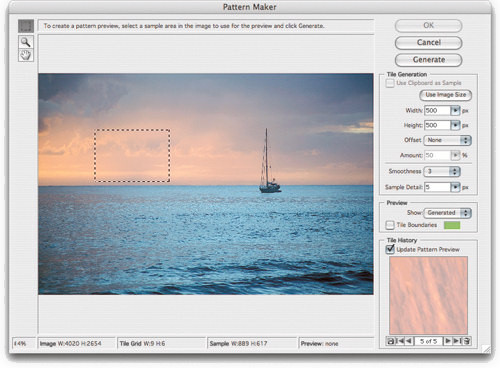 Filtry w Photoshopie - Pattern Maker (Tworzenie wzorka) Filtry w Photoshopie - Pattern Maker (Tworzenie wzorka)
