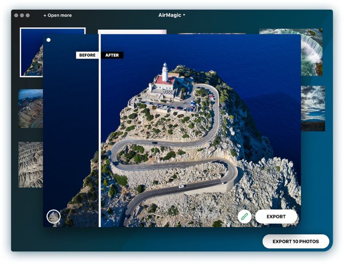 Skylum AirMagic - edycja obrazw z dronw za pomoc sztucznej inteligencji