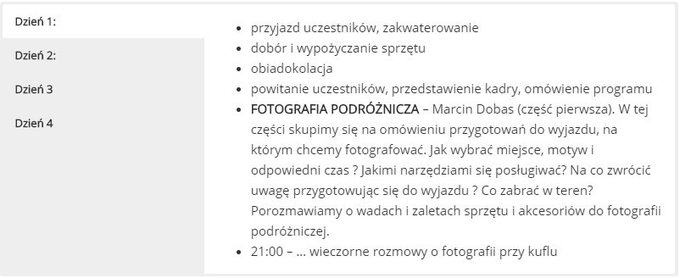 Warsztaty fotograficzne last minute z Marcinem Dobasem - zni�ka na has�o OPTYCZNE