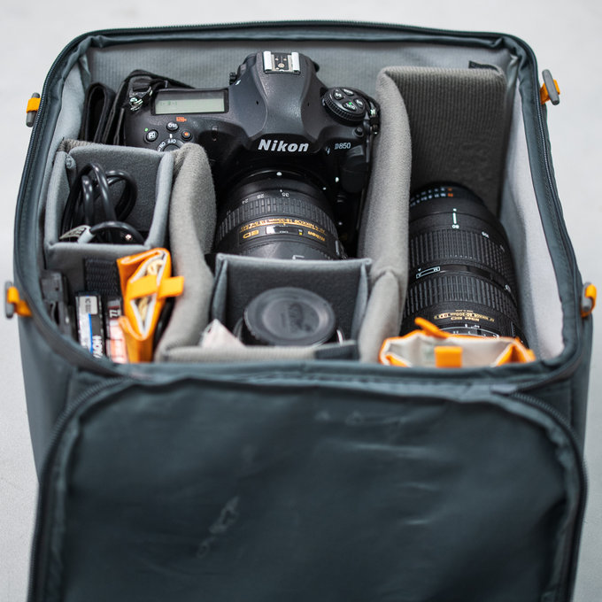 Test plecaka Lowepro Powder BP 500 AW - Pakowanie, czyli test pierwszy