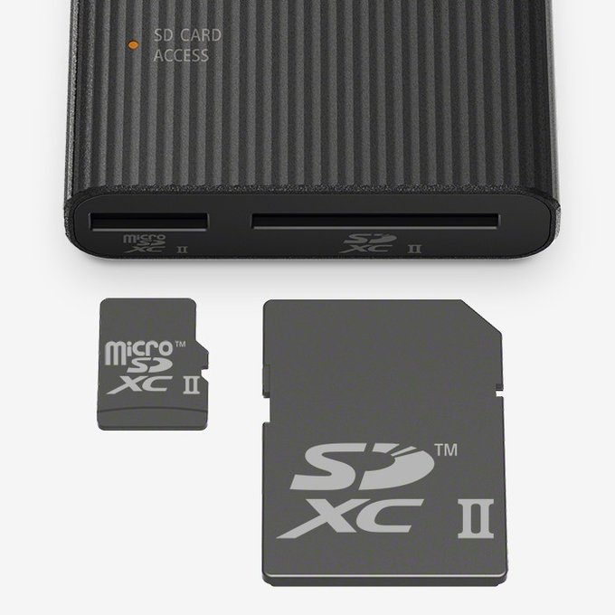 Sony - szybki koncentrator USB i kolejne karty pamici SD Tough