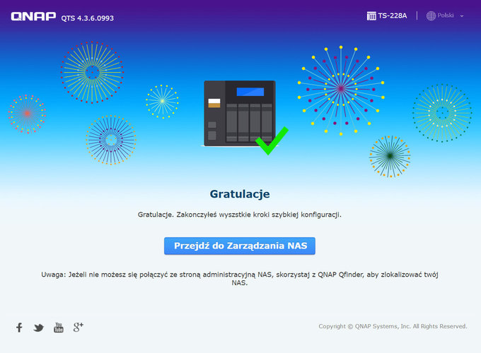 QNAP TS-228A, czyli tani, prosty i pewny backup - QTS, czyli atwa konfiguracja i zarzdzanie