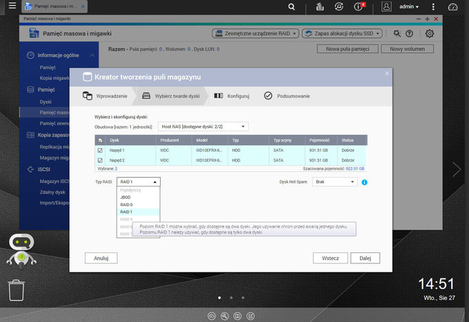 QNAP TS-228A, czyli tani, prosty i pewny backup - RAID, czyli macierz dyskowa