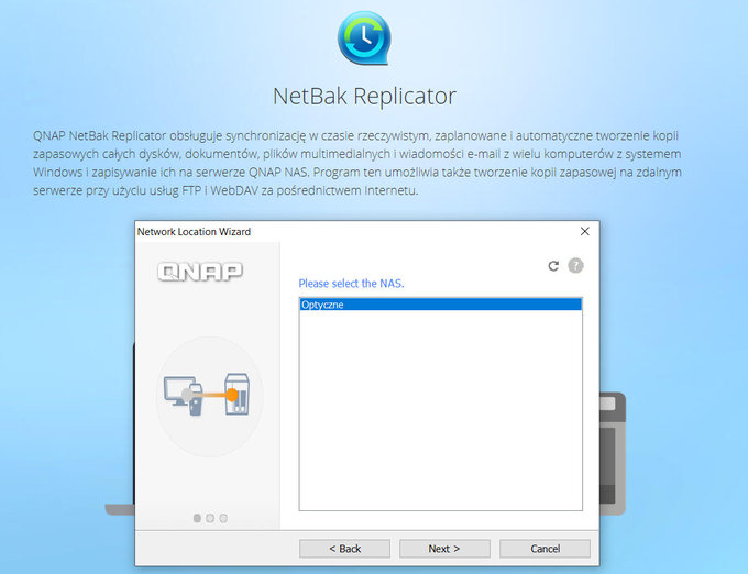 QNAP TS-228A, czyli tani, prosty i pewny backup - NetBak Replicator i HBS, czyli robimy backup